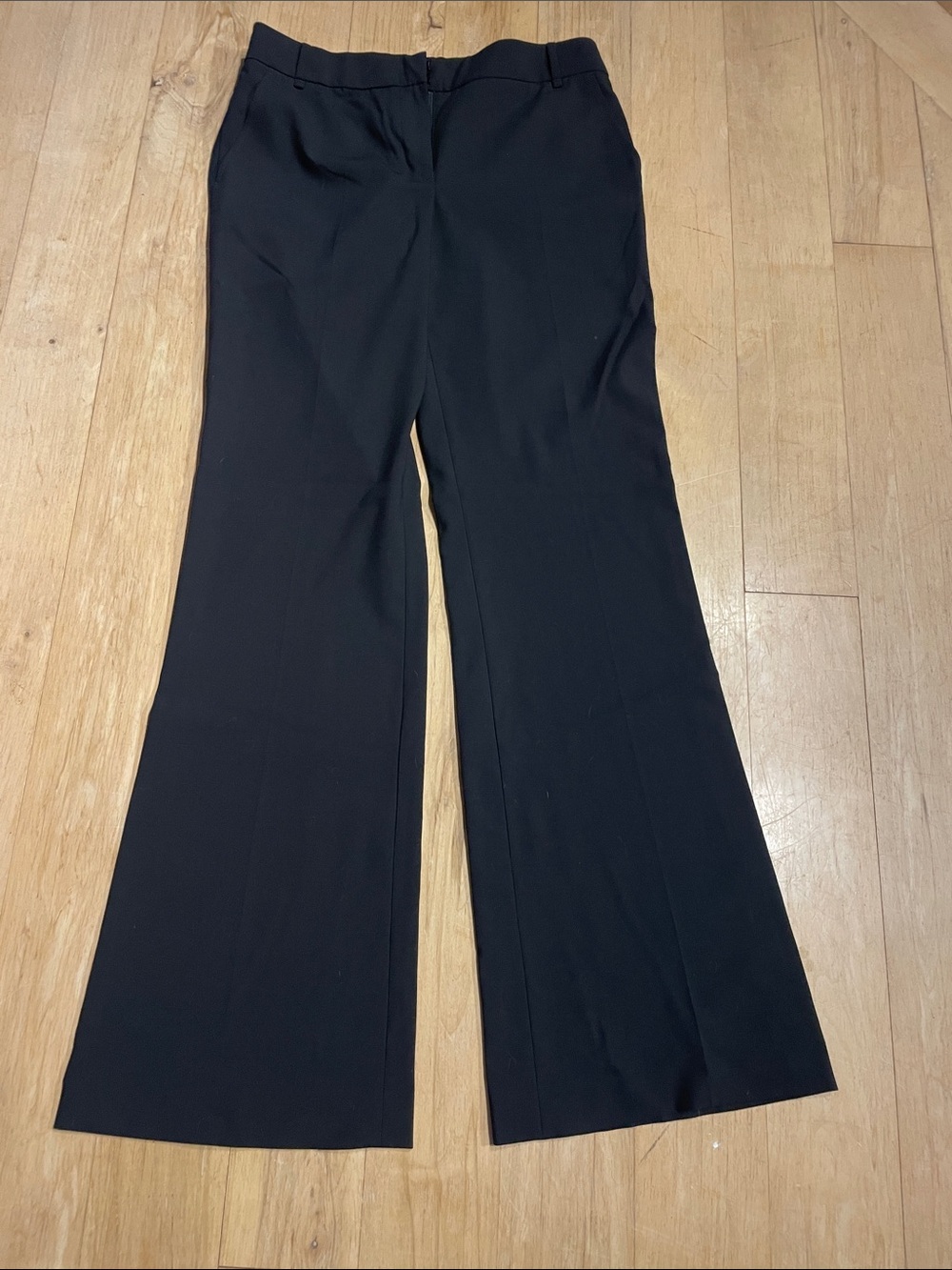 BCBGMaxAzria Black Tailored Wide-Leg Pants